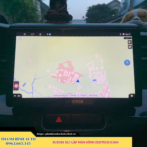 Suzuki XL7 gắn màn hình Zestech E360 Thanh Bình Auto