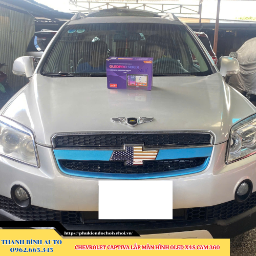 Chevrolet Captiva gắn màn hình Oled X4S Cam 360 Thanh Bình Auto
