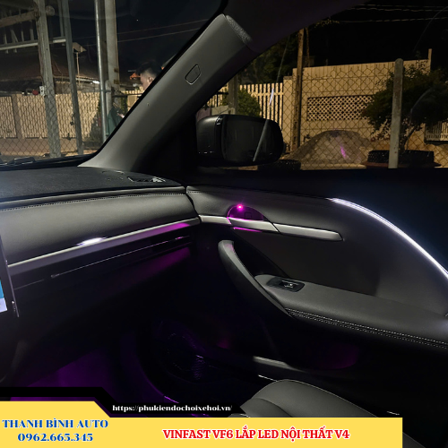 VinFast VF6 gắn Led nội thất V4 Thanh Bình Auto