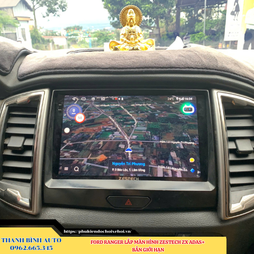 Ford Ranger lắp màn hình Zestech ZX ADAS+ Bản Giới Hạn Thanh Bình Auto