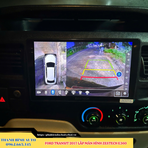 Ford Transit 2017 lắp màn hình Zestech E360 Thanh Bình Auto