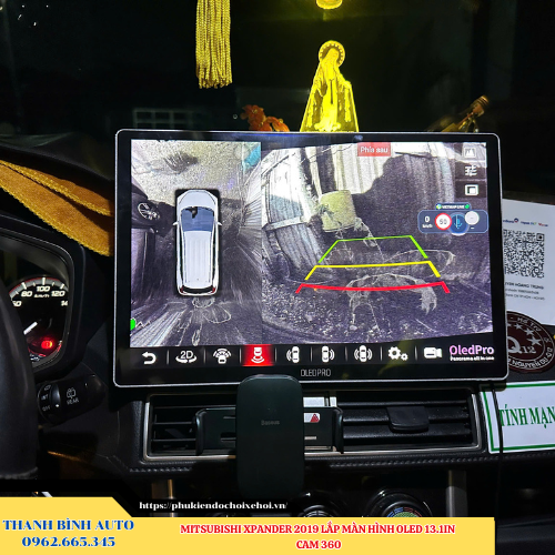 Mitsubishi Xpander 2019 lên màn hình Oled 13.1 inch Cam 360 Thanh Bình Auto