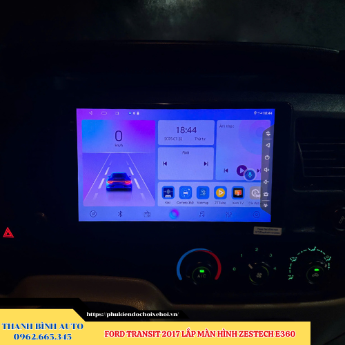 Ford Transit 2017 lắp màn hình Zestech E360 Thanh Bình Auto