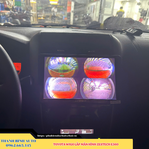 Toyota Wigo lên màn hình Zestech E360 Thanh Bình Auto