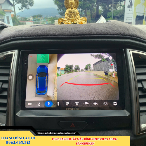 Ford Ranger lắp màn hình Zestech ZX ADAS+ Bản Giới Hạn Thanh Bình Auto