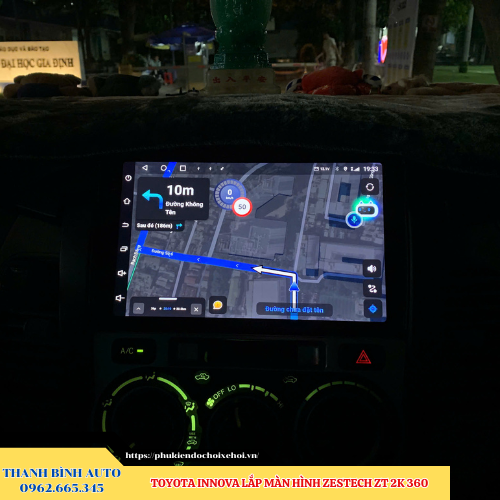 Toyota Innova lắp màn hình Zestech ZT 2K 360 Thanh Bình Auto