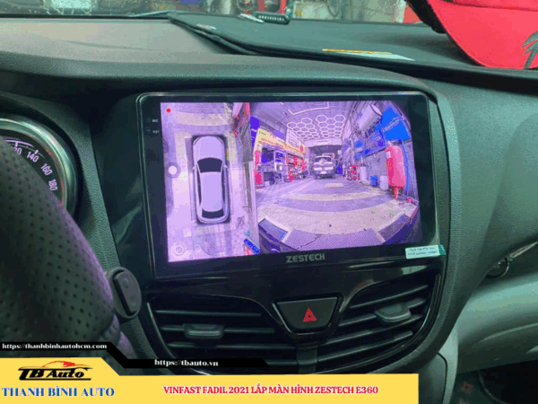 VinFast Fadil 2021 lắp màn hình Zestech E360 Thanh Bình Auto