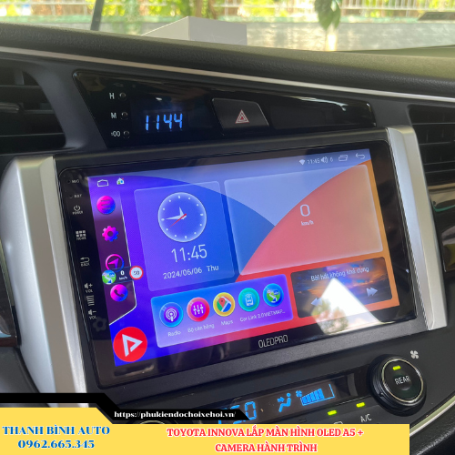 Toyota Innova lên màn hình Oled A5 + Camera hành trình Thanh Bình Auto