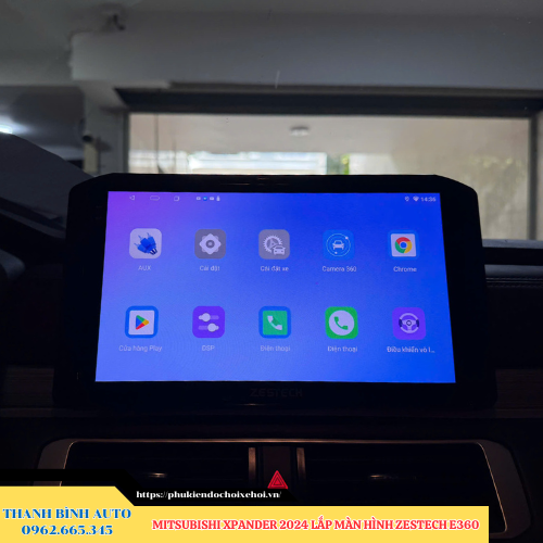 Mitsubishi Xpander 2024 lên màn hình Zestech E360