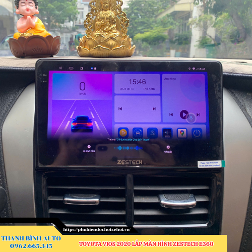 Toyota Vios 2020 lắp màn hình Zestech E360 Thanh Bình Auto