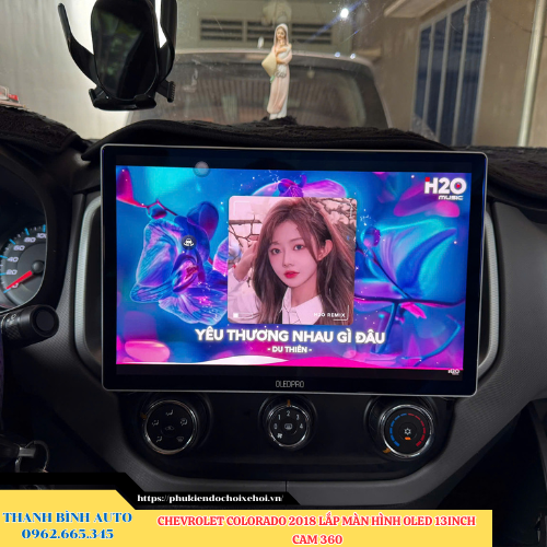 Chevrolet Colorado 2018 lắp màn hình Oled 13 inch Cam 360 Thanh Bình Auto