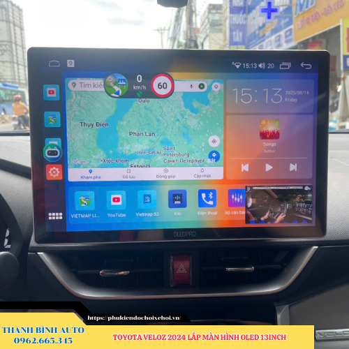 Toyota Veloz 2024 lắp màn hình Oled 13 inch Thanh Bình Auto