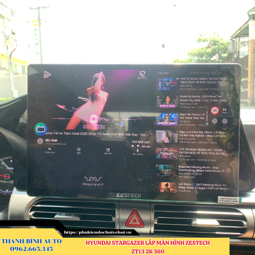 Hyundai Stargazer lắp màn hình Zestech ZT13 2K 360 Thanh Bình Auto