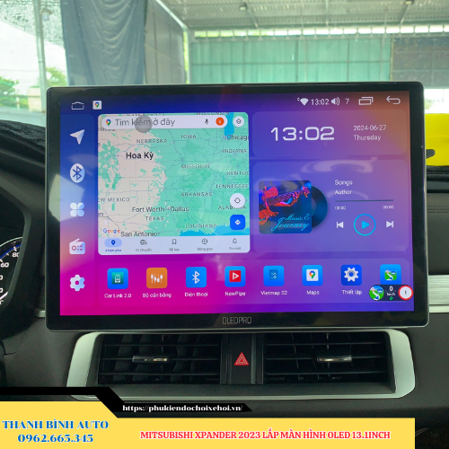 Mitsubishi Xpander 2023 lắp màn hình Oled 13.1 inch Thanh Bình Auto
