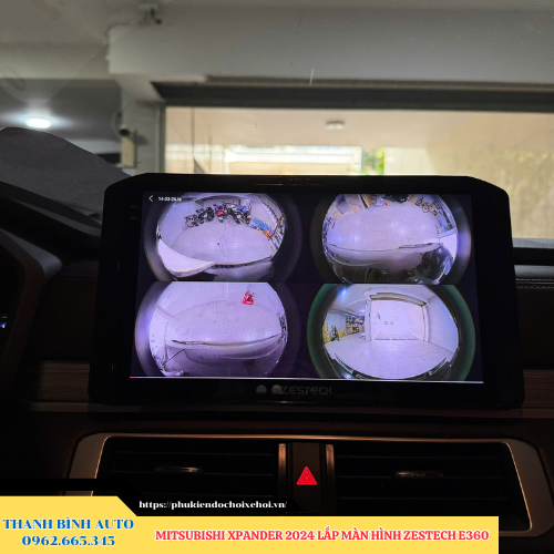 Mitsubishi Xpander 2024 lên màn hình Zestech E360 Thanh Bình Auto