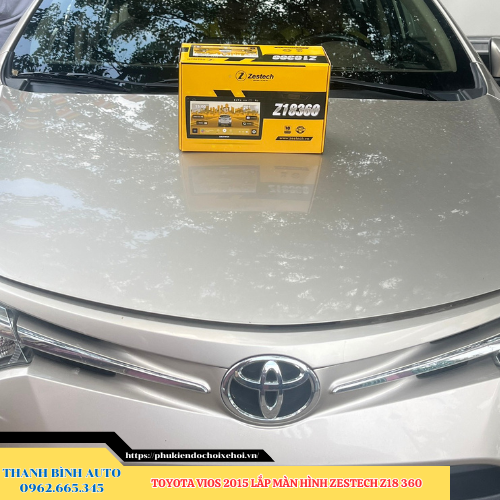 Toyota Vios 2015 lắp màn hình Zestech Z18 360 Thanh Bình Auto