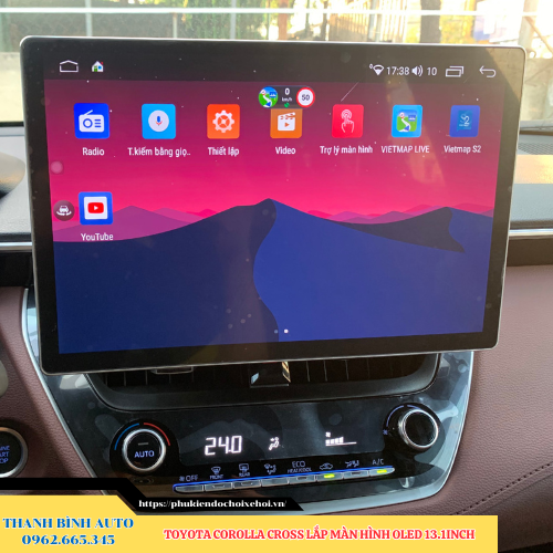 Toyota Corolla Cross lắp màn hình Oled 13.1 inch Thanh Bình Auto