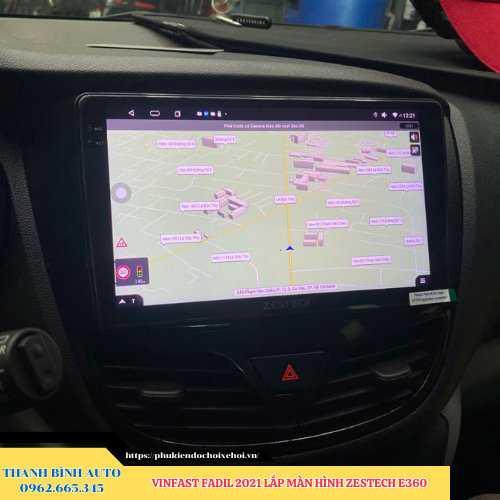 VinFast Fadil 2021 gắn màn hình Zestech E360 Thanh Bình Auto