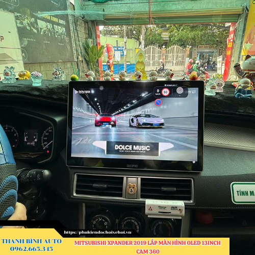 Mitsubishi Xpander 2019 lắp màn hình Oled 13 inch Cam 360 Thanh Bình Auto