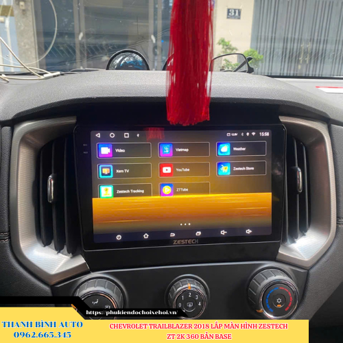Chevrolet Trailblazer 2018 lắp màn hình Zestech ZT 2K 360 bản Base Thanh Bình Auto