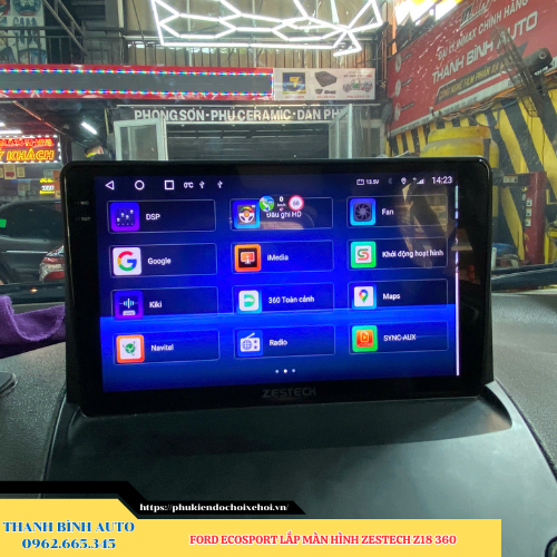 Ford EcoSport lắp màn hình Zestech Z18 360 Thanh Bình Auto