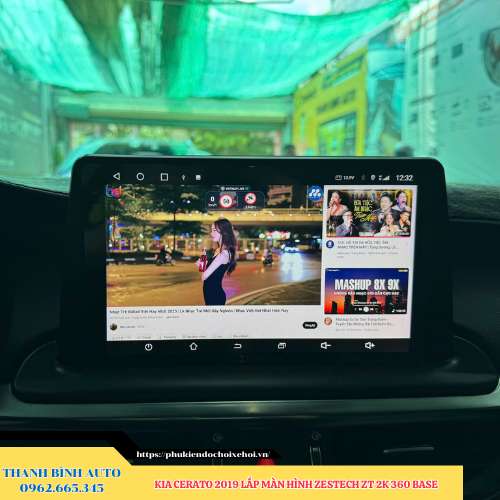 Kia Cerato 2019 lắp màn hình Zestech ZT 2K 360 Base Thanh Bình Auto