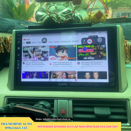 Mitsubishi Xpander 2019 lắp màn hình Oled X4S Cam 360 Thanh Bình Auto