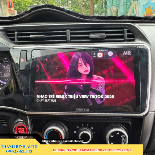 Honda City 2019 lên màn hình Zestech ZT 2K 360 Thanh Bình Auto