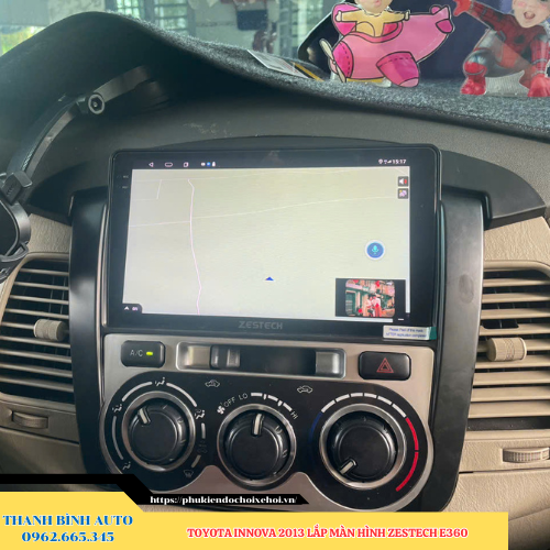Toyota Innova 2013 lên màn hình Zestech E360 Thanh Bình Auto