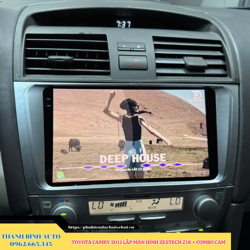 Toyota Camry 2011 lắp màn hình Zestech Z18 + Combo Cam Thanh Bình Auto