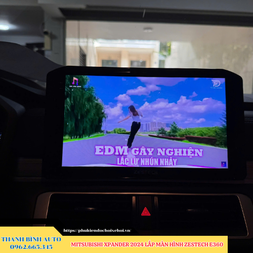 Mitsubishi Xpander 2024 lên màn hình Zestech E360 Thanh Bình Auto