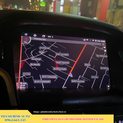 Ford Focus 2014 gắn màn hình Zestech Z18 360 Thanh Bình Auto