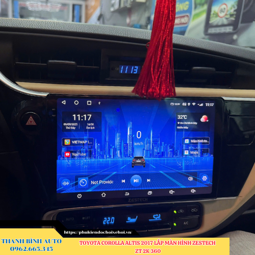 Toyota Corolla Altis 2017 lắp màn hình Zestech ZT 2K 360 Thanh Bình Auto
