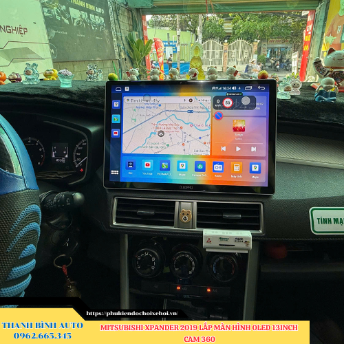 Mitsubishi Xpander 2019 lắp màn hình Oled 13 inch Cam 360 Thanh Bình Auto