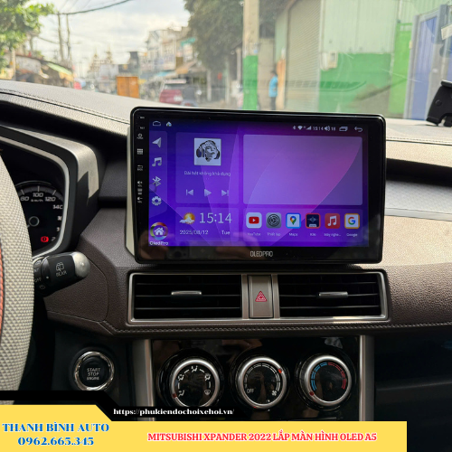 Mitsubishi Xpander 2022 lắp màn hình Oled A5 Thanh Bình Auto
