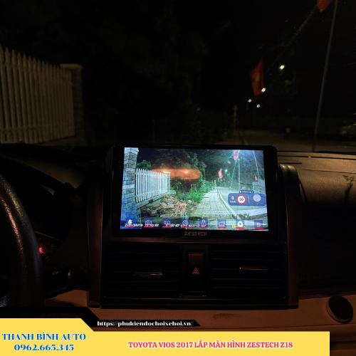 Toyota Vios 2017 lên màn hình Zestech Z18 Thanh Bình Auto