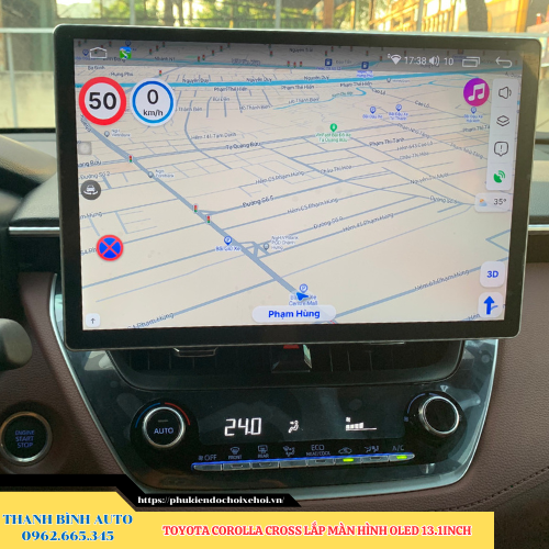 Toyota Corolla Cross lắp màn hình Oled 13.1 inch Thanh Bình Auto