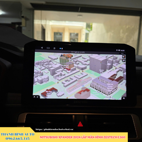 Mitsubishi Xpander 2024 lên màn hình Zestech E360 Thanh Bình Auto