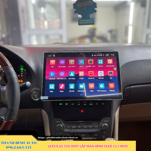 Lexus GS 350 2007 gắn màn hình Oled 13.1 inch Thanh Bình Auto