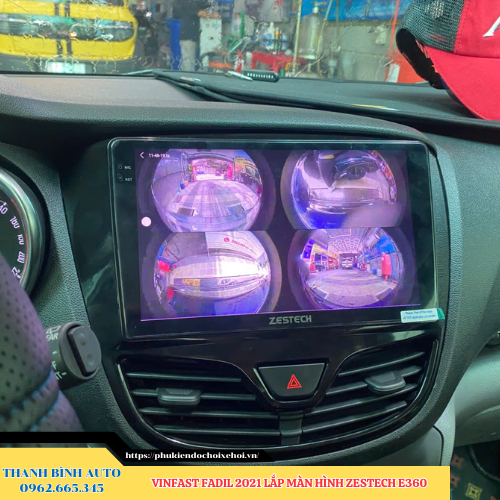VinFast Fadil 2021 gắn màn hình Zestech E360 Thanh Bình Auto