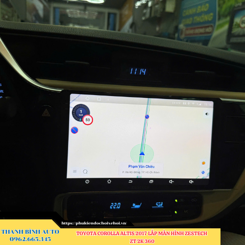 Toyota Corolla Altis 2017 lắp màn hình Zestech ZT 2K 360 Thanh Bình Auto