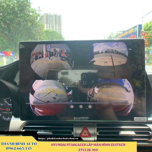 Hyundai Stargazer lắp màn hình Zestech ZT13 2K 360 Thanh Bình Auto