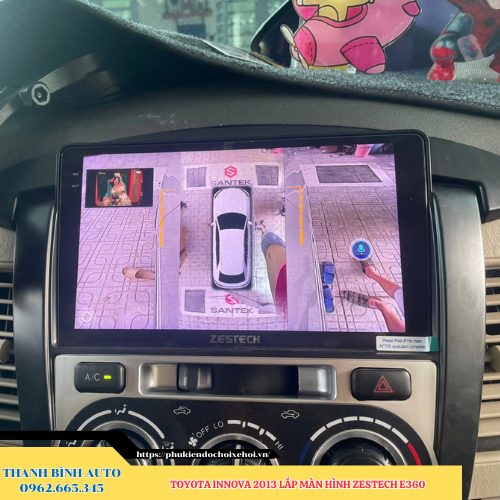 Toyota Innova 2013 lên màn hình Zestech E360 Thanh Bình Auto