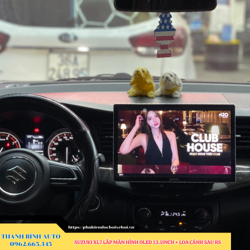 Suzuki XL7 lắp màn hình Oled 13.1 inch + Loa cánh sau RS Thanh Bình Auto