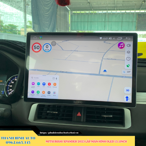Mitsubishi Xpander 2023 lắp màn hình Oled 13.1 inch Thanh Bình Auto