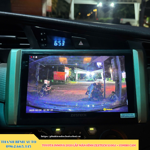 Toyota Innova 2020 lên màn hình Zestech S100J + Combo Cam Thanh Bình Auto
