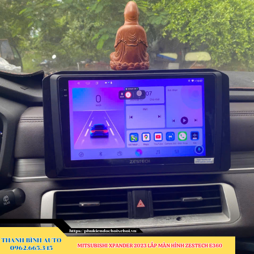 Mitsubishi Xpander 2023 lắp màn hình Zestech E360 Thanh Bình Auto