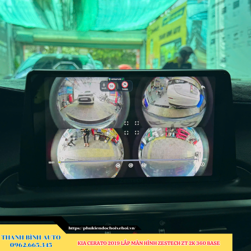 Kia Cerato 2019 lắp màn hình Zestech ZT 2K 360 Base Thanh Bình Auto