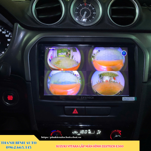 Suzuki Vitara lắp màn hình Zestech E360 Thanh Bình Auto