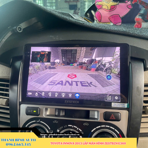 Toyota Innova 2013 lên màn hình Zestech E360 Thanh Bình Auto